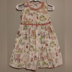 Monsoon Girls 12-18 Months London Theme Dress